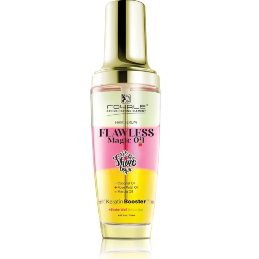 Royale Flawless Magic Oil Ketatin Booster Hair Serum 120ml New Sealed Box